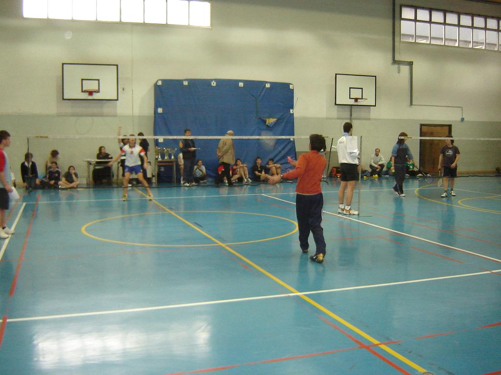 immagine palestra badminton